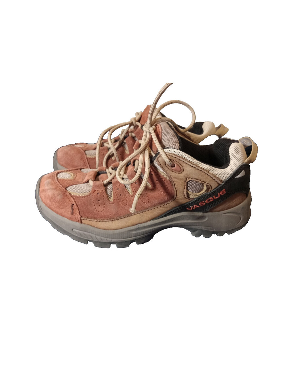 Vasque Vibram Hiking Boots Womens Size 4 M Brown Maroon Suede Gorpcore Trail 06